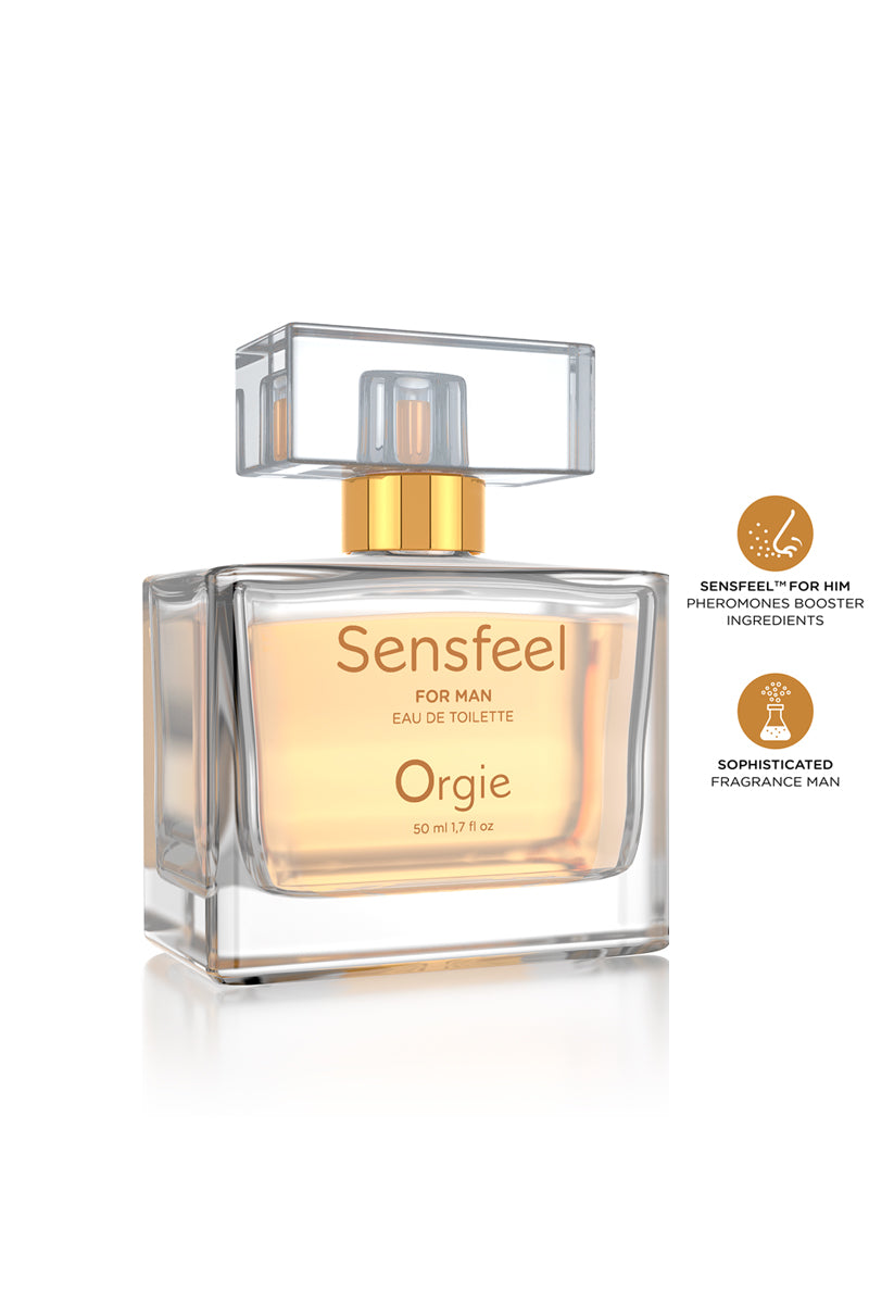 Sensfeel for Man, le parfum masculin booster de phéromones, par Orgie.